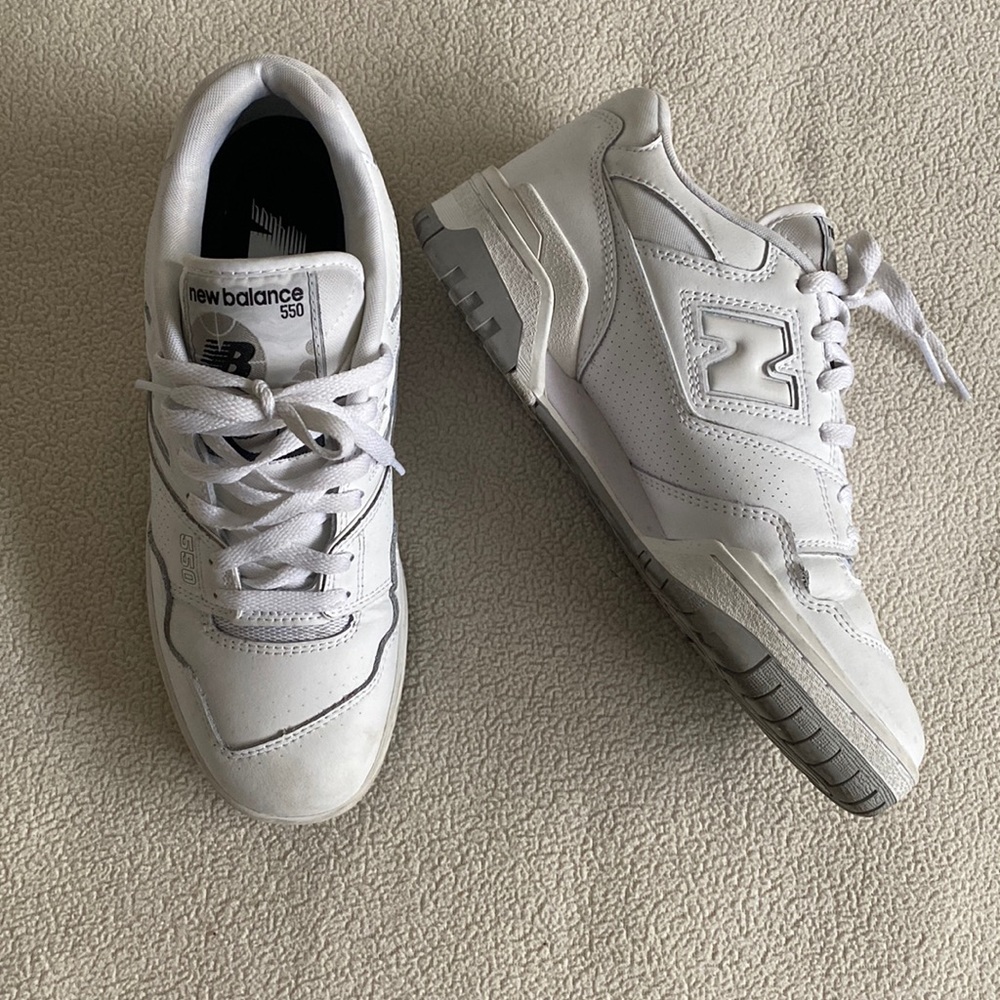 New Balances 550 Sneakers White/Gray 8.5M 10W